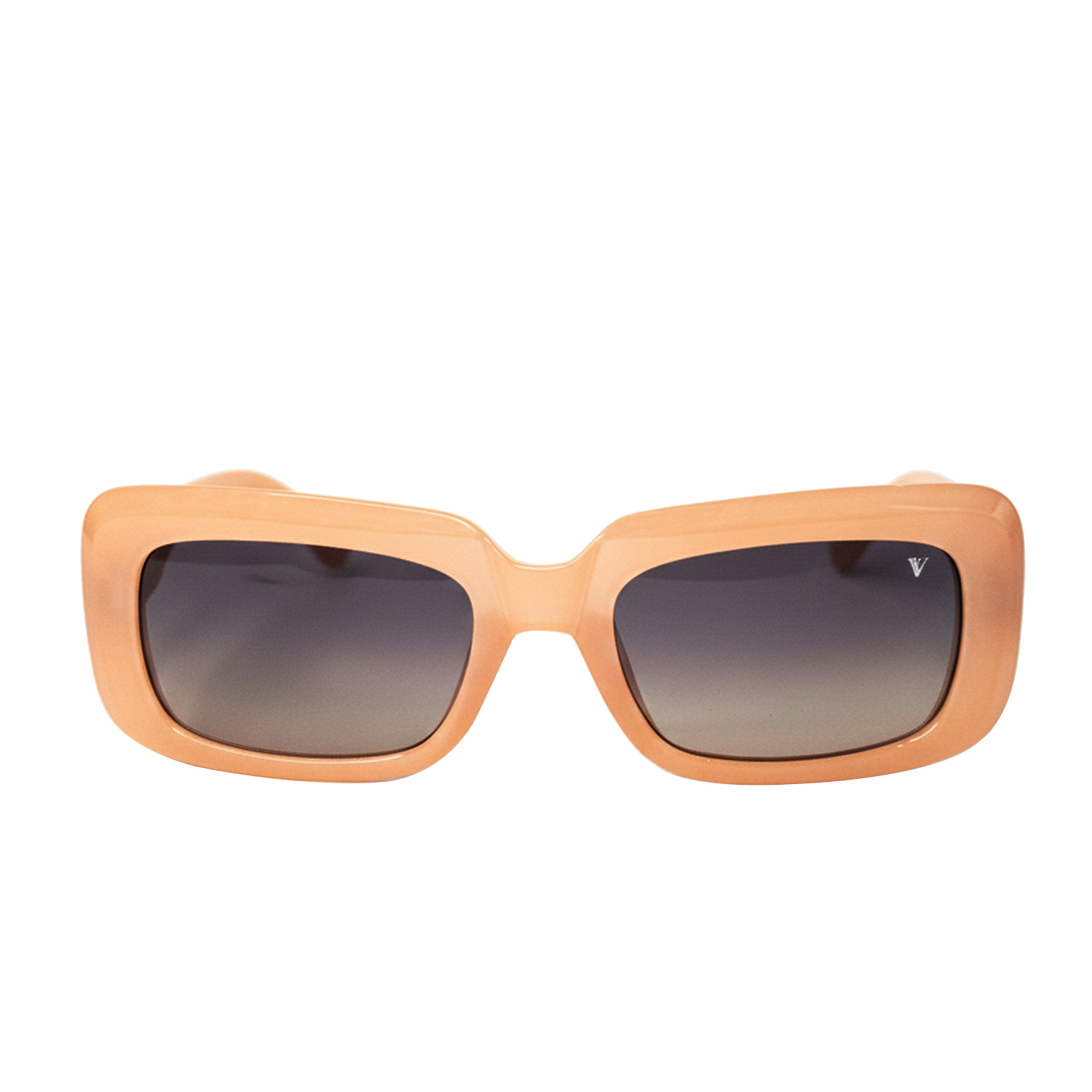 Vincent Vance – Trendiest POP FORM Series – Bold Square Sunglasses (Mint Green) - Vincent Vance – Trendiest POP FORM Series – Bold Square Sunglasses (Chunky Peach)