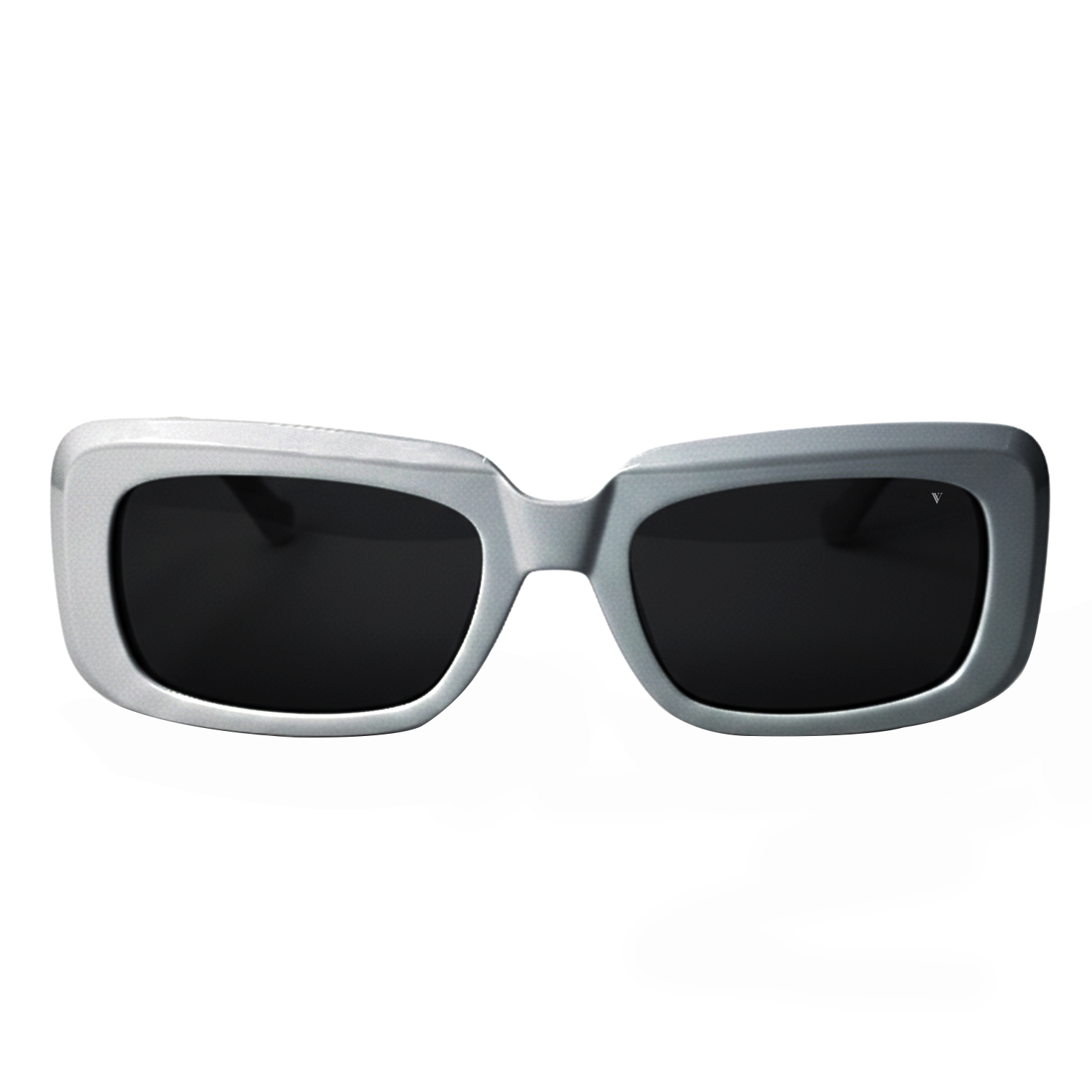 Vincent Vance – Trendiest POP FORM Series – Bold Square Sunglasses (Mint Green) - Vincent Vance Eyewear Glossy Grey Frame Sunglasses 