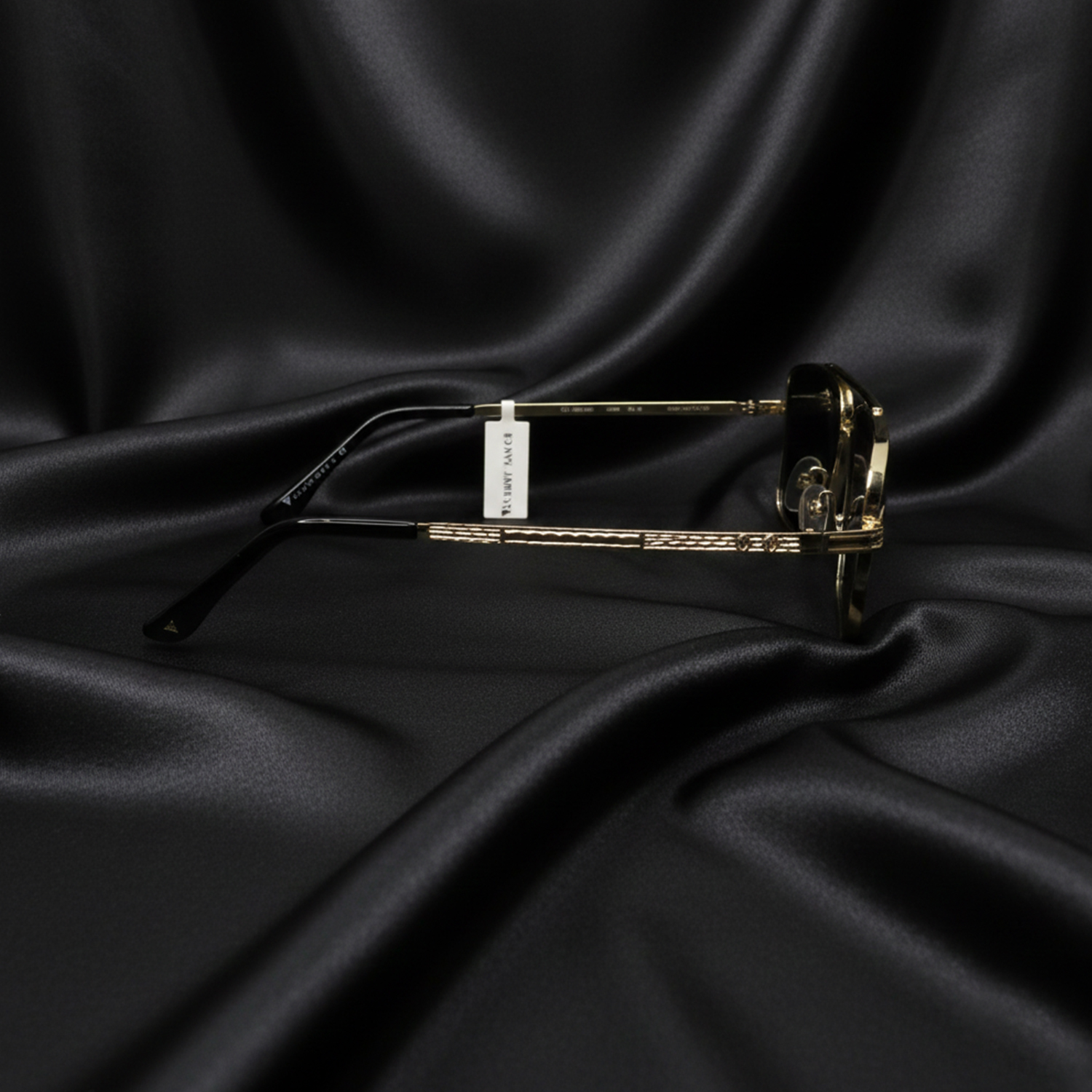 Luxury Double-Bar Gold Sunglasses for Men