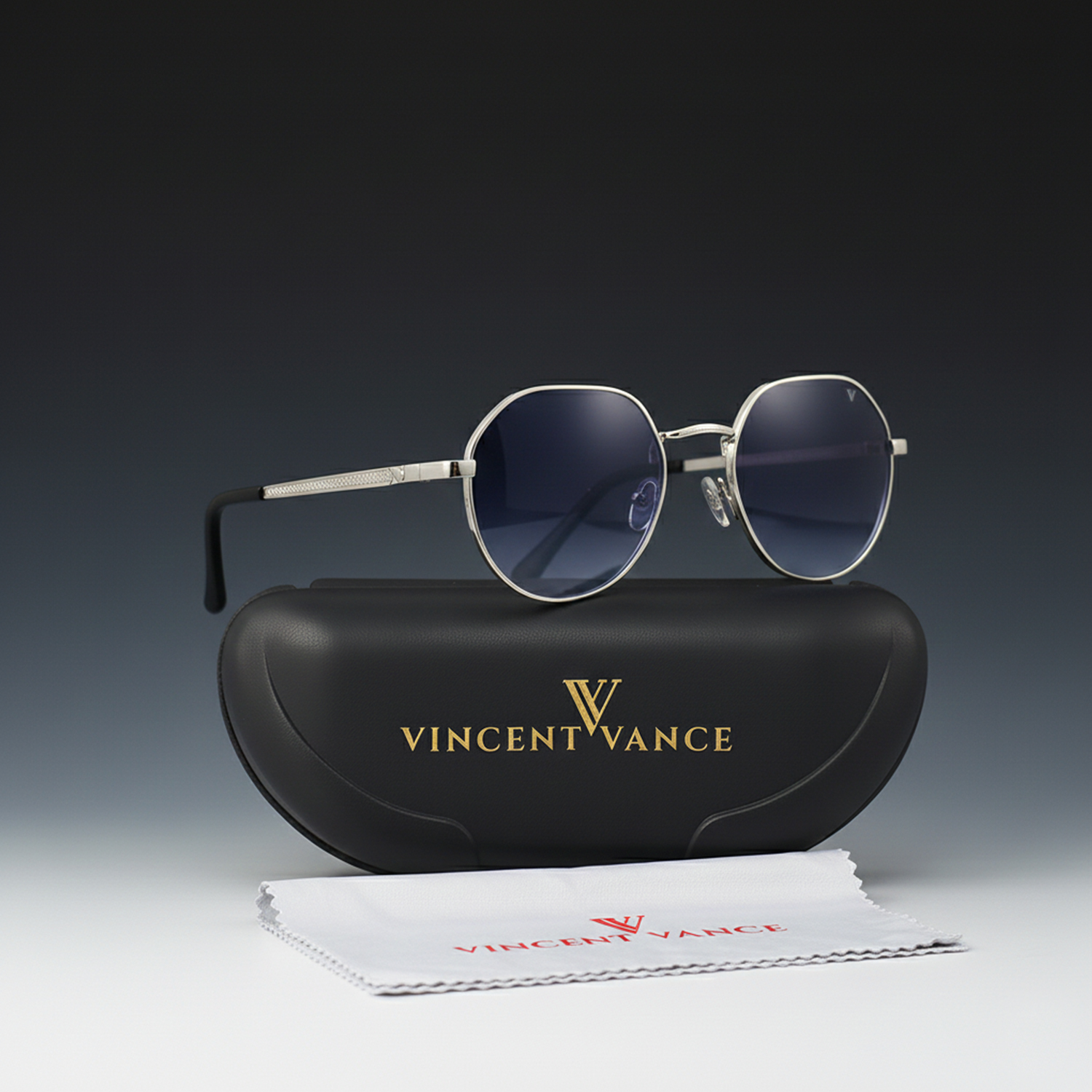 Test Gold Frame Sunglasses