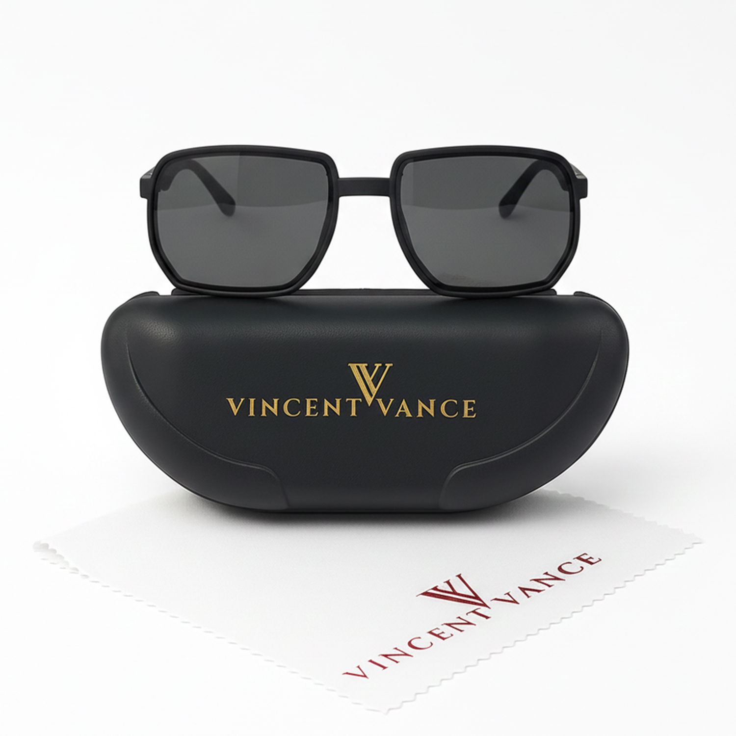 Vincent Vance - Matte Finish Sunglasses with Sleek and Stylish Looks