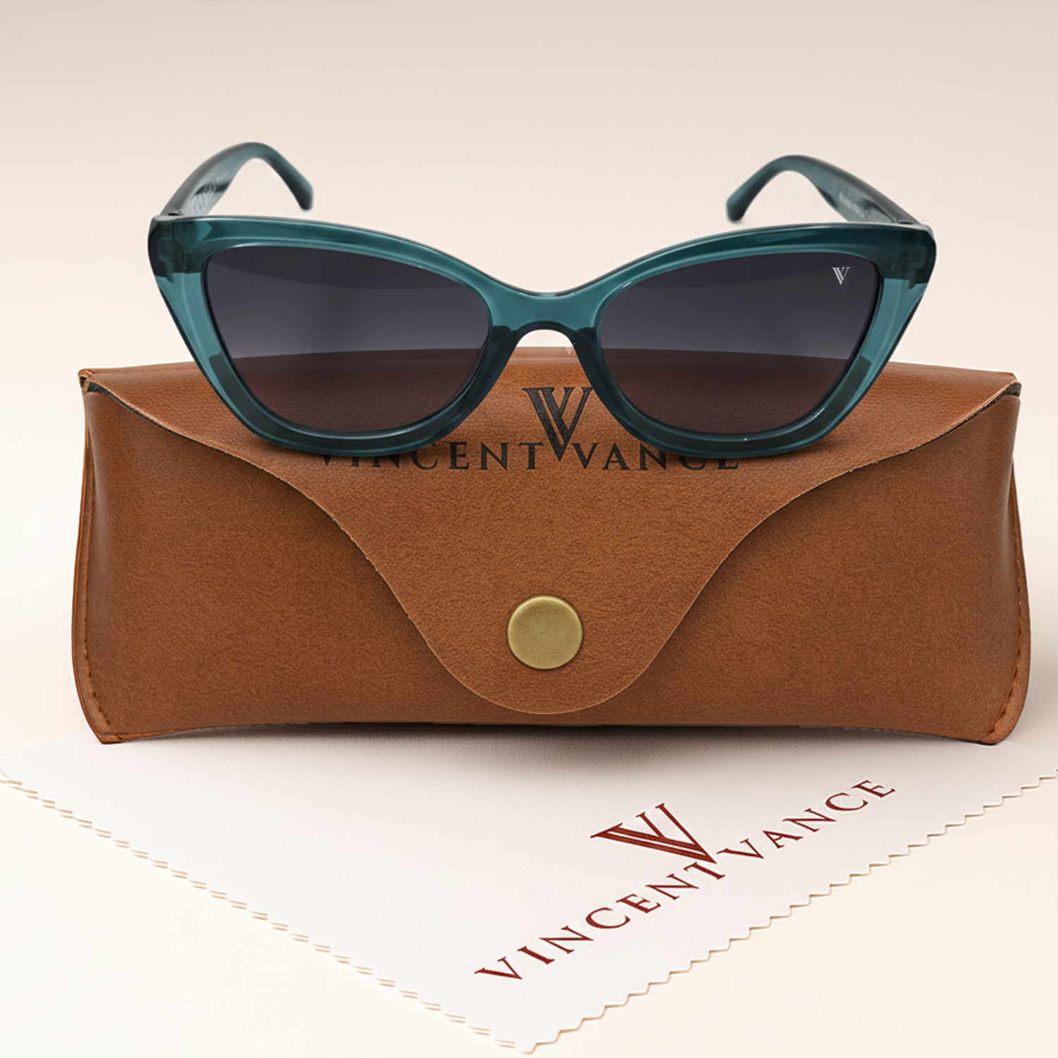 Stylish Oversized Cat Eye UV Protection Sunglasses - Blue