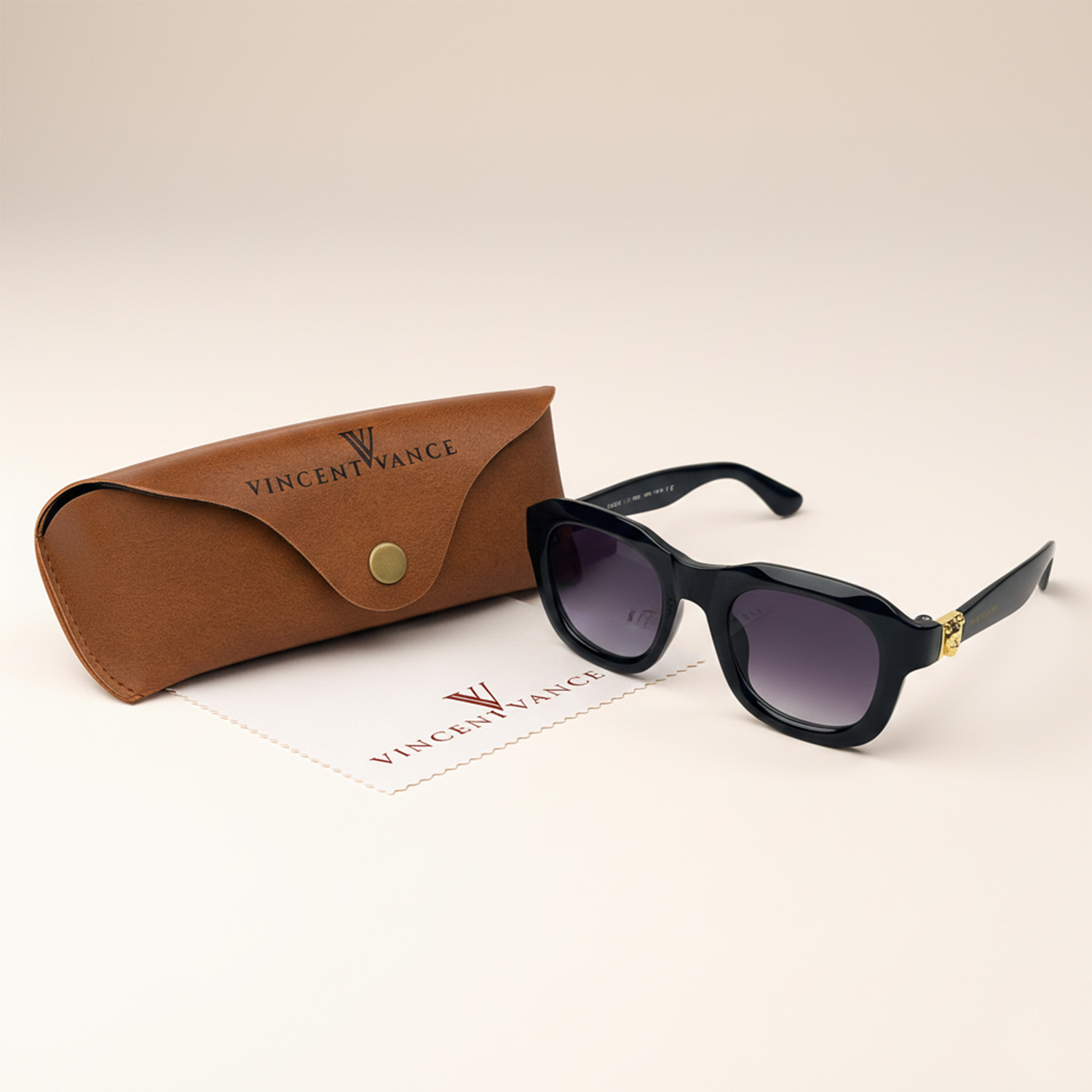 Vincent Vance Urban Noir Premium Statement Sunglasses